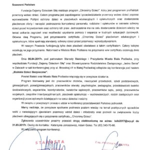 KONFERENCJA BIALSKIE DZIECI BEZPIECZNE