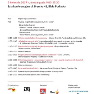 KONFERENCJA BIALSKIE DZIECI BEZPIECZNE