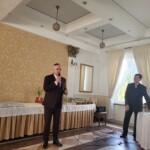 Pan Starosta Mariusz Filipiuk przemawia